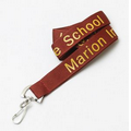 Maroon Polyester Lanyard 3/4" (20 mm) Wide